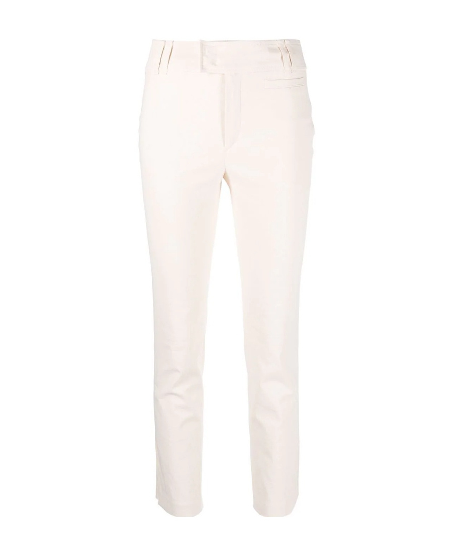 Isabel Marant Mid-rise Straight Trousers In White