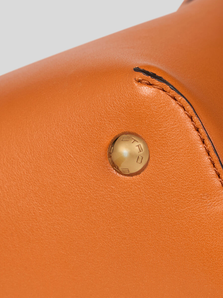 Etro Mini Libra Tote Bag In Orange
