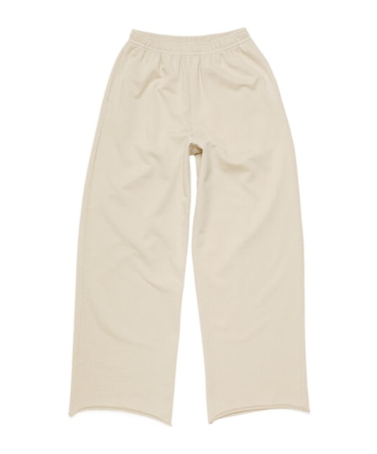 Acne Studios Logo Sweatpants In Nude