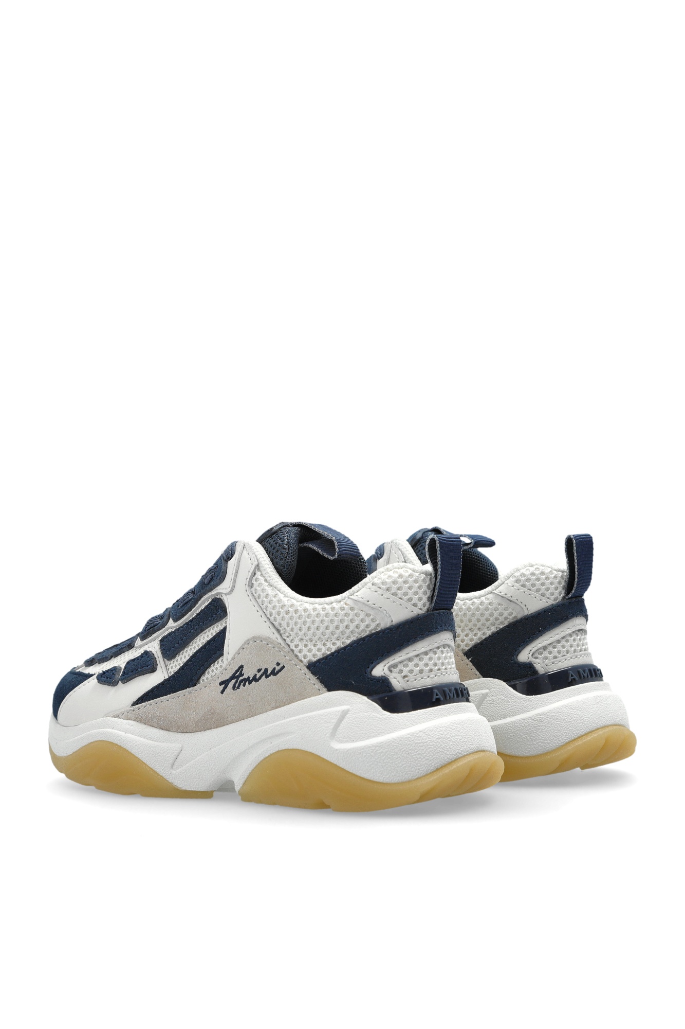 Amiri Round Toe Low-top Sneakers In Multi