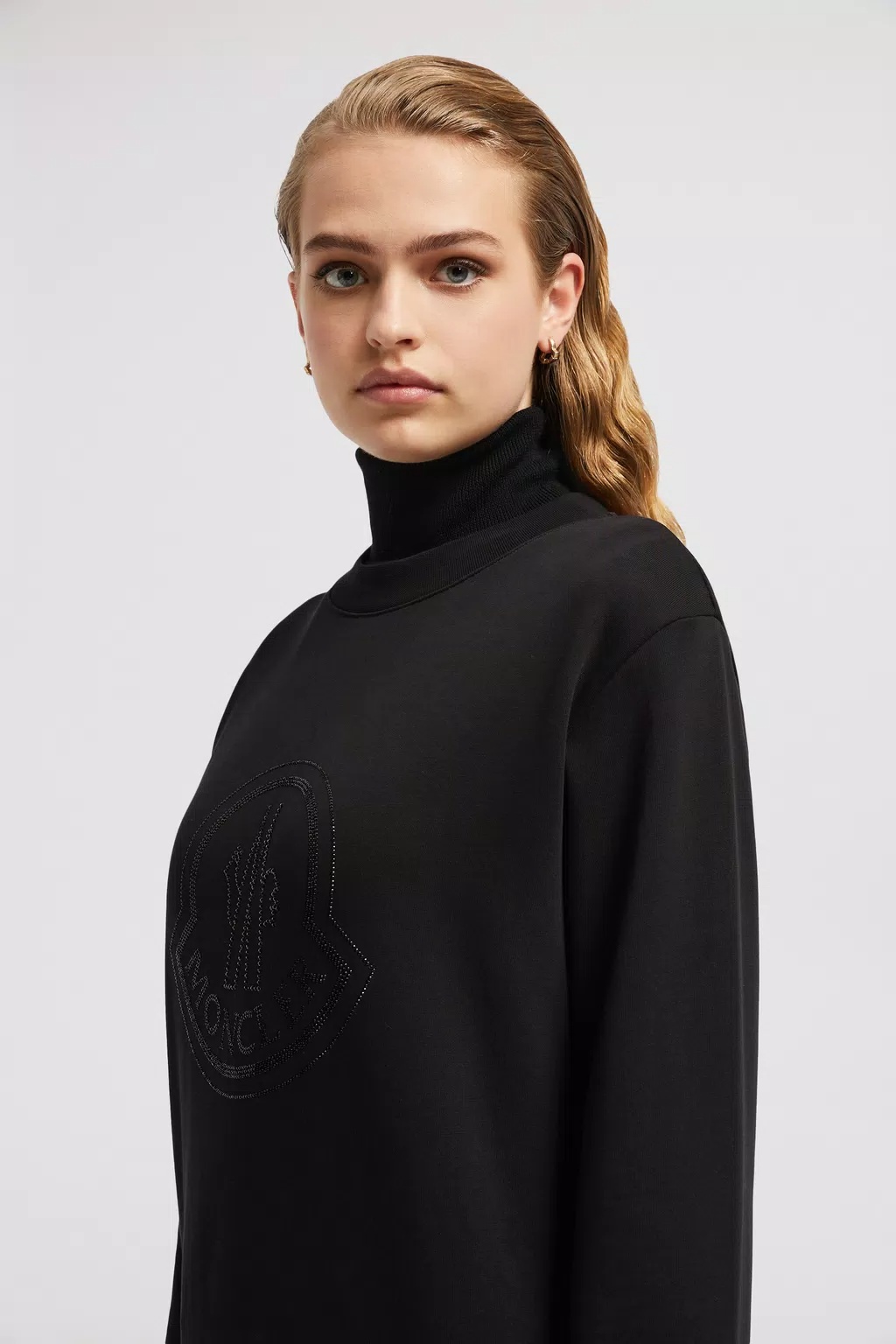 Shop Moncler Sweat Shirt In Black