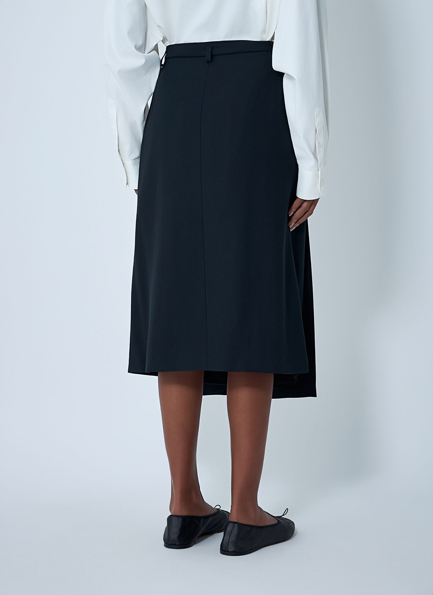 The Row Azarion Skirt In Black