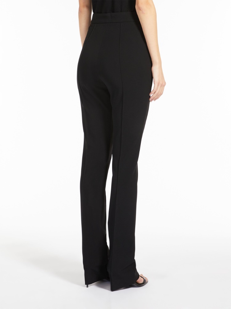 Max Mara High-waist Tailored Trousers In Black