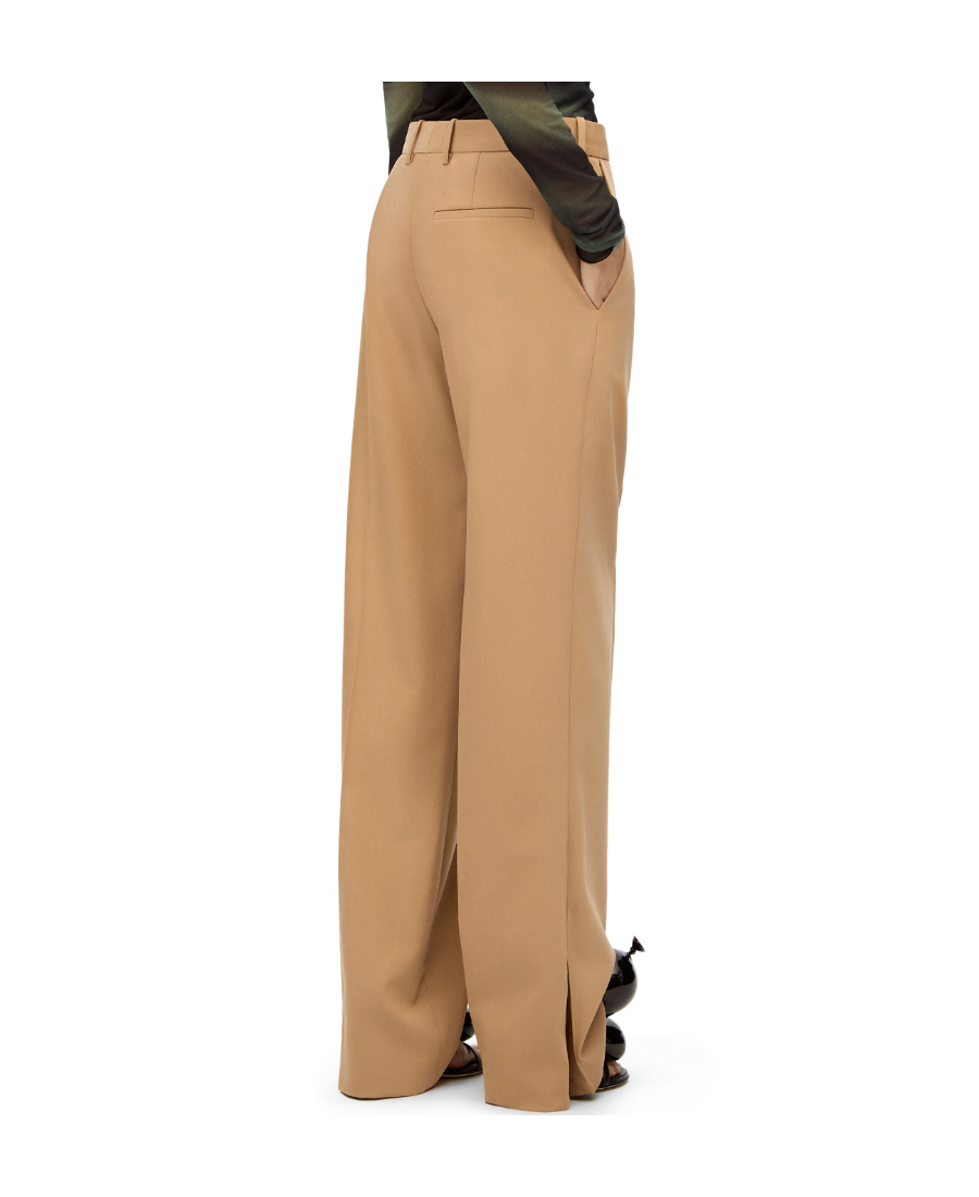 Loewe Slit Casual Pants In Nude