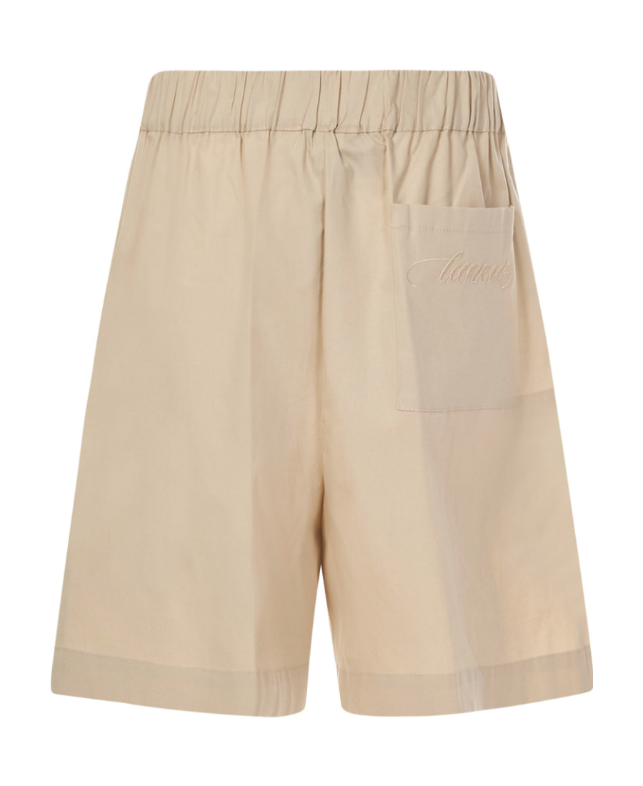 Laneus Elasticated-waist Shorts In Nude