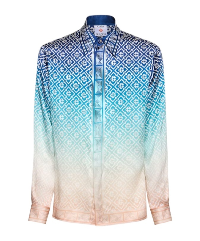 Casablanca Gradient-effect Shirt In Multi