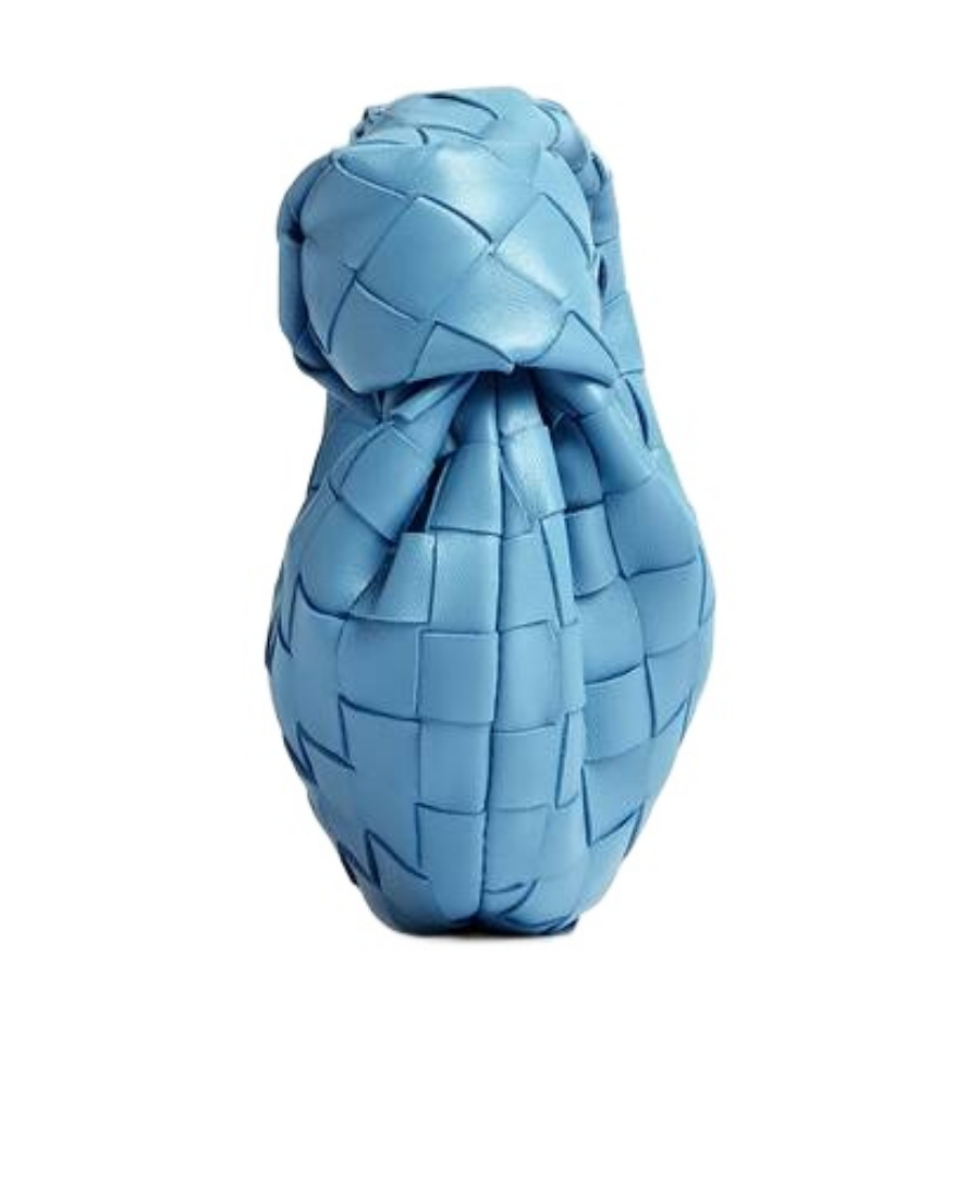 Bottega Veneta Candy Jodie Leather Handbag In Blue