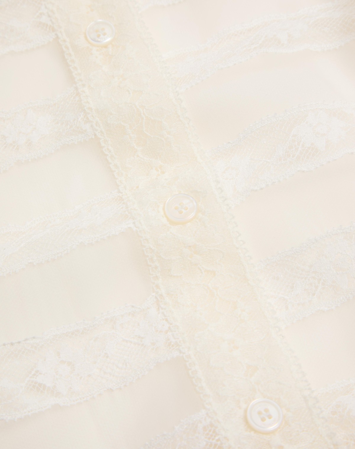 Valentino Bluse Aus Georgette Frau Elfenbein 50 In Ivory