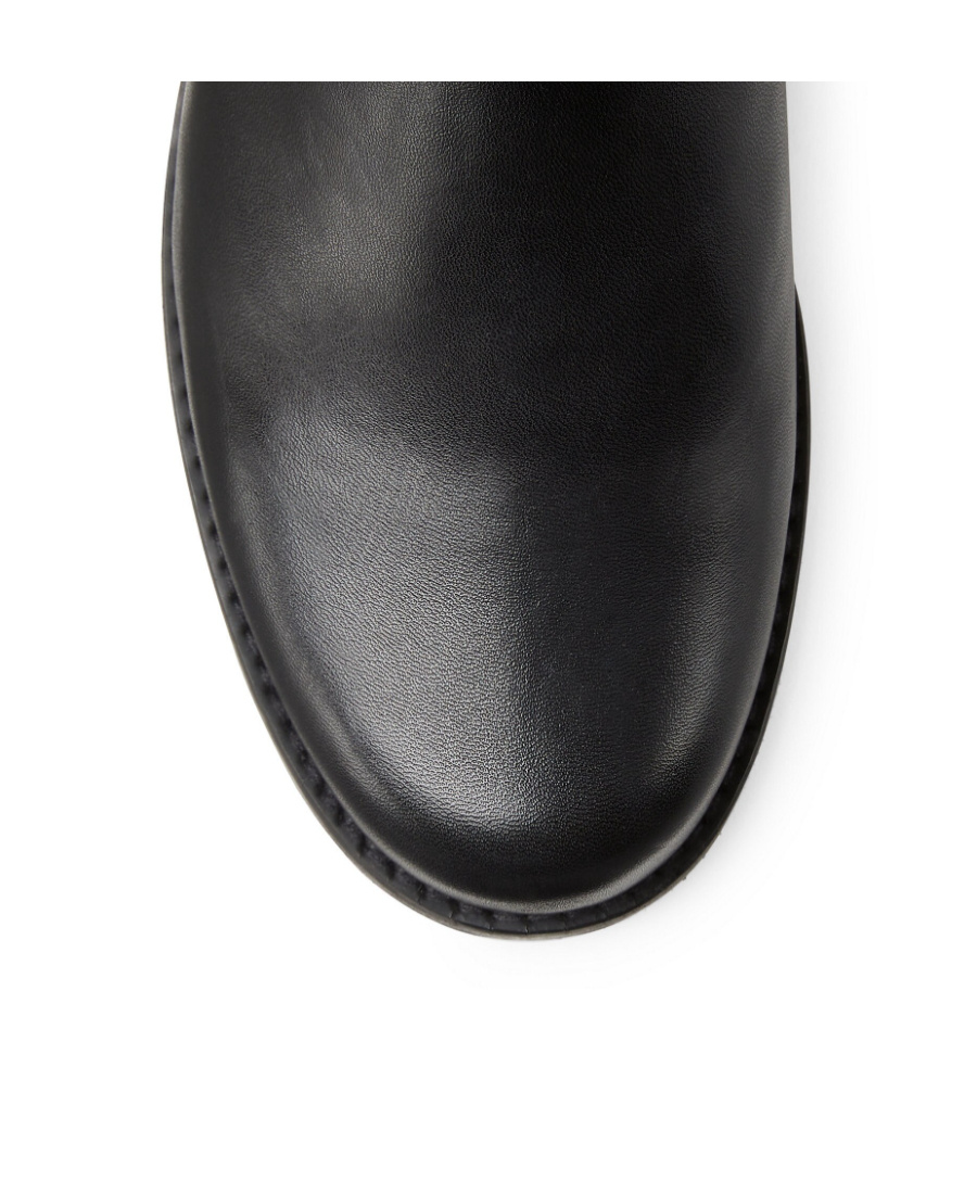 Stuart Weitzman 5050 Knee High Boots In Grey Suede In Black