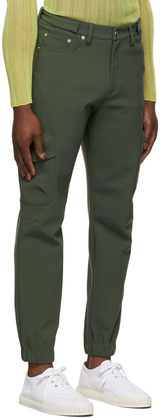 Coperni Ssense Exclusive Khaki C+ Cargo Pants In Black
