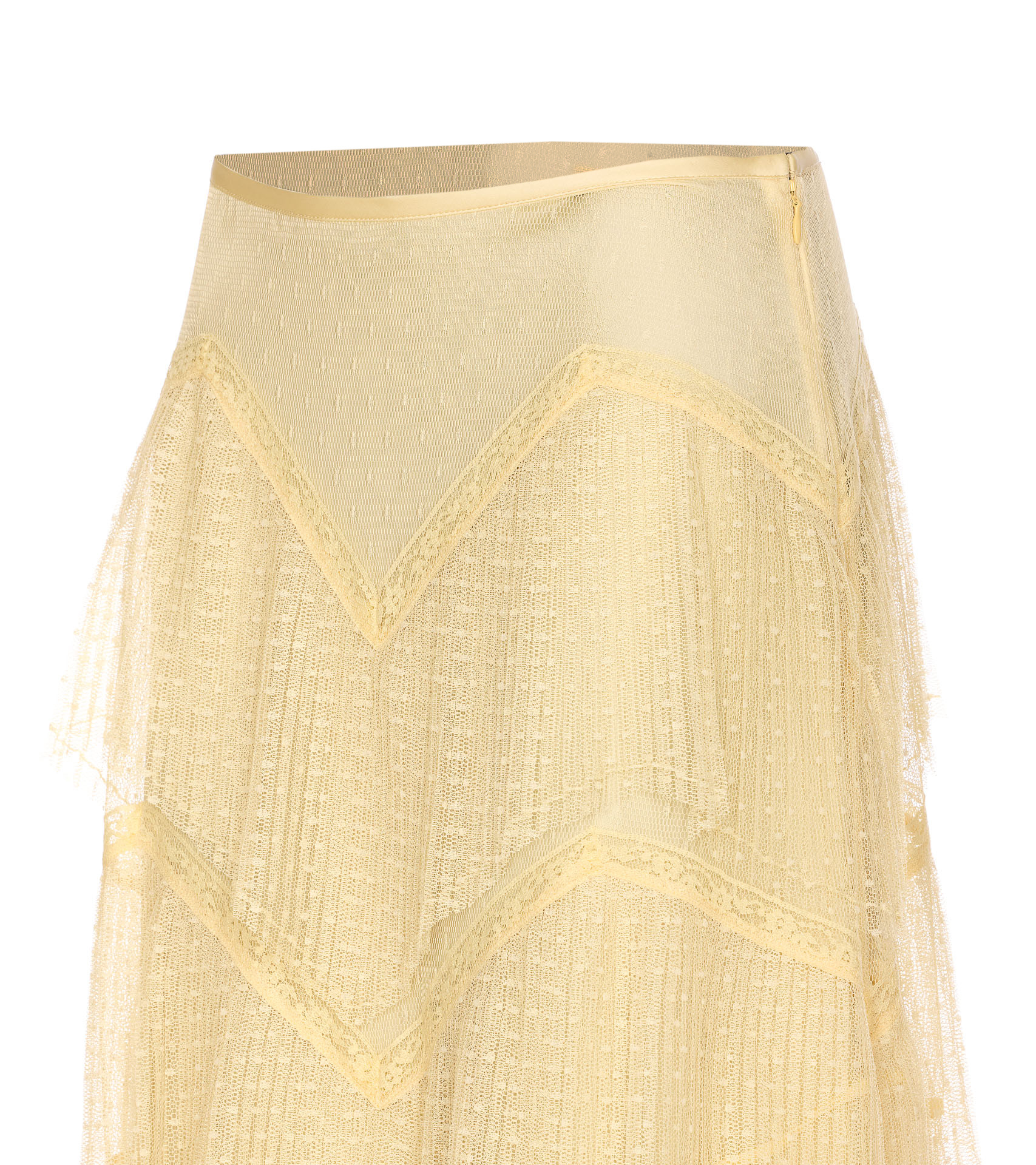 Shop Twinset Pleated Tulle Maxi Skirt
