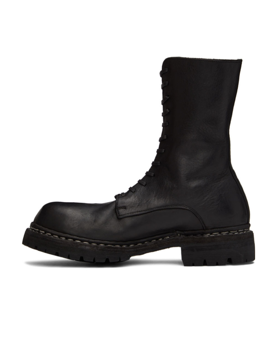 Guidi Gr05 V Laced Boots In Black