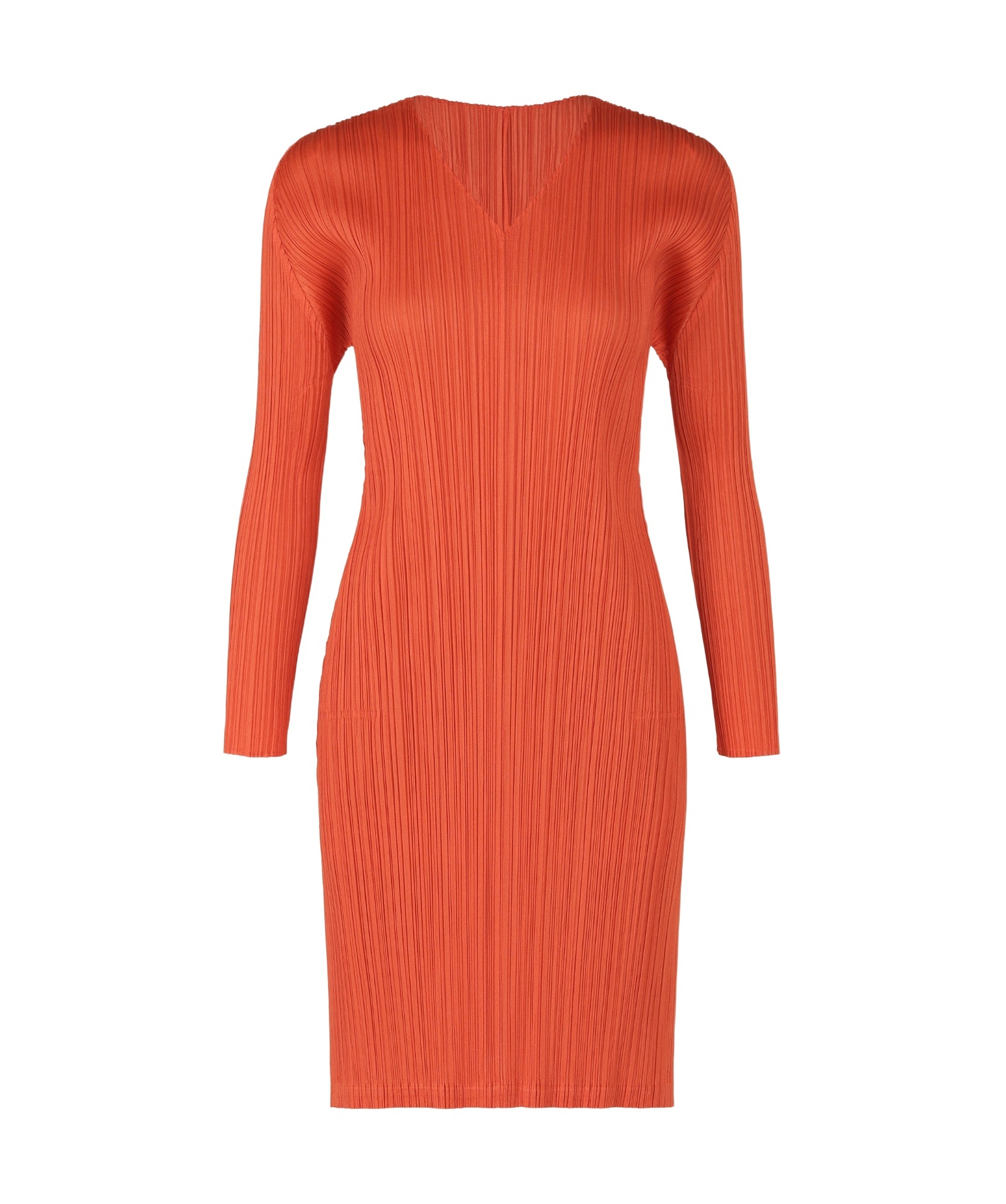 Shop Issey Miyake Monthly Colors: February Midi Dress In Red