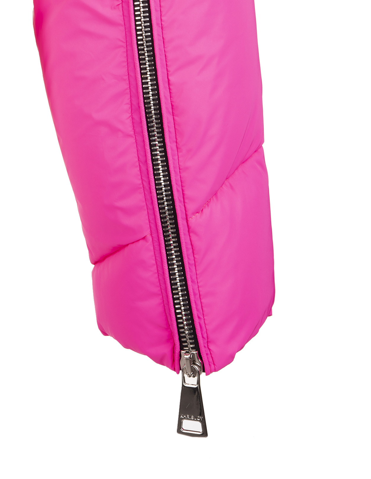 Khrisjoy Quilted Logo-drawstring Cropped Padded Jacket In Pink