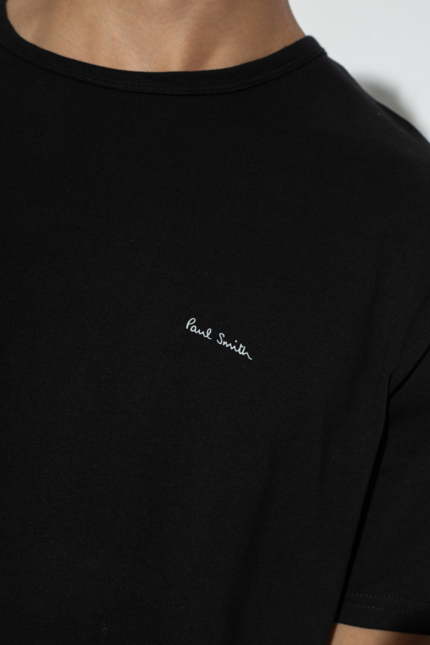 Paul Smith Logo-print Cotton T-shirt In Black