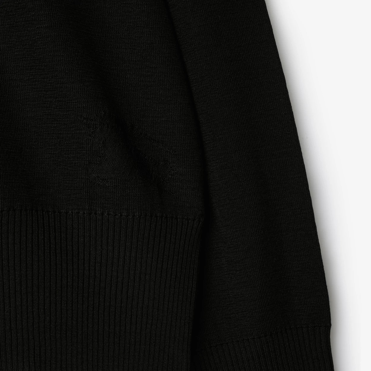 Burberry Ekd Motif Cashmere Sweater In Black