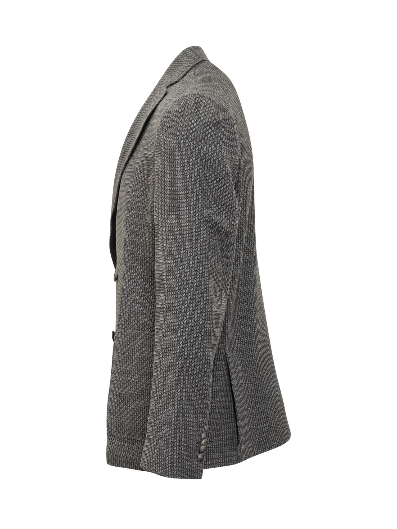 Hugo Boss Boss Boss Double-breasted Jacket In Grey Fabric In Gray