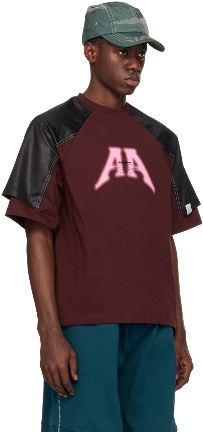 Ader Error Short-sleeved T-shirt In Brown