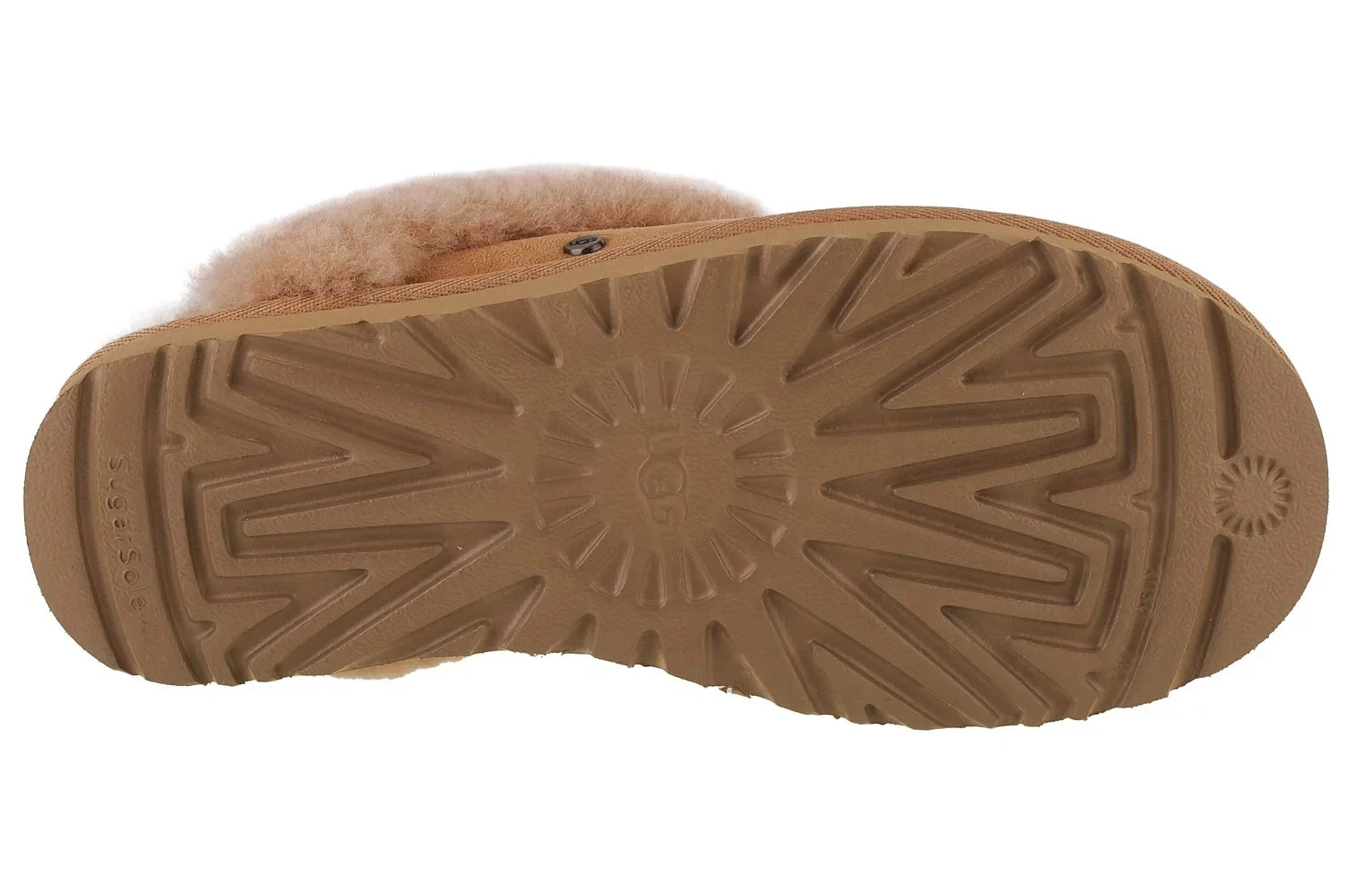 Ugg Shearling Trim Classic Slippers In Multi