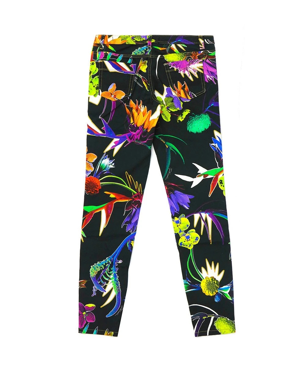 Just Cavalli Printed Jeans In Black