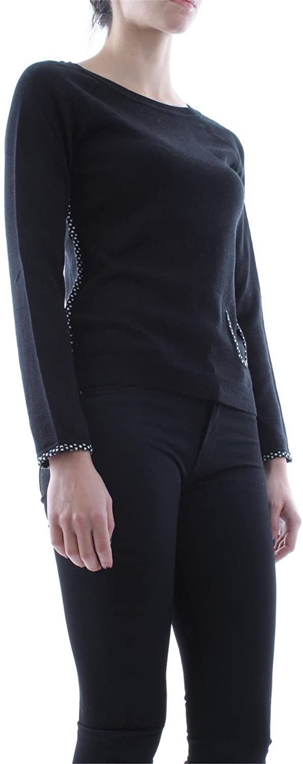 Armani Jeans Long-sleeved Pullover In Black