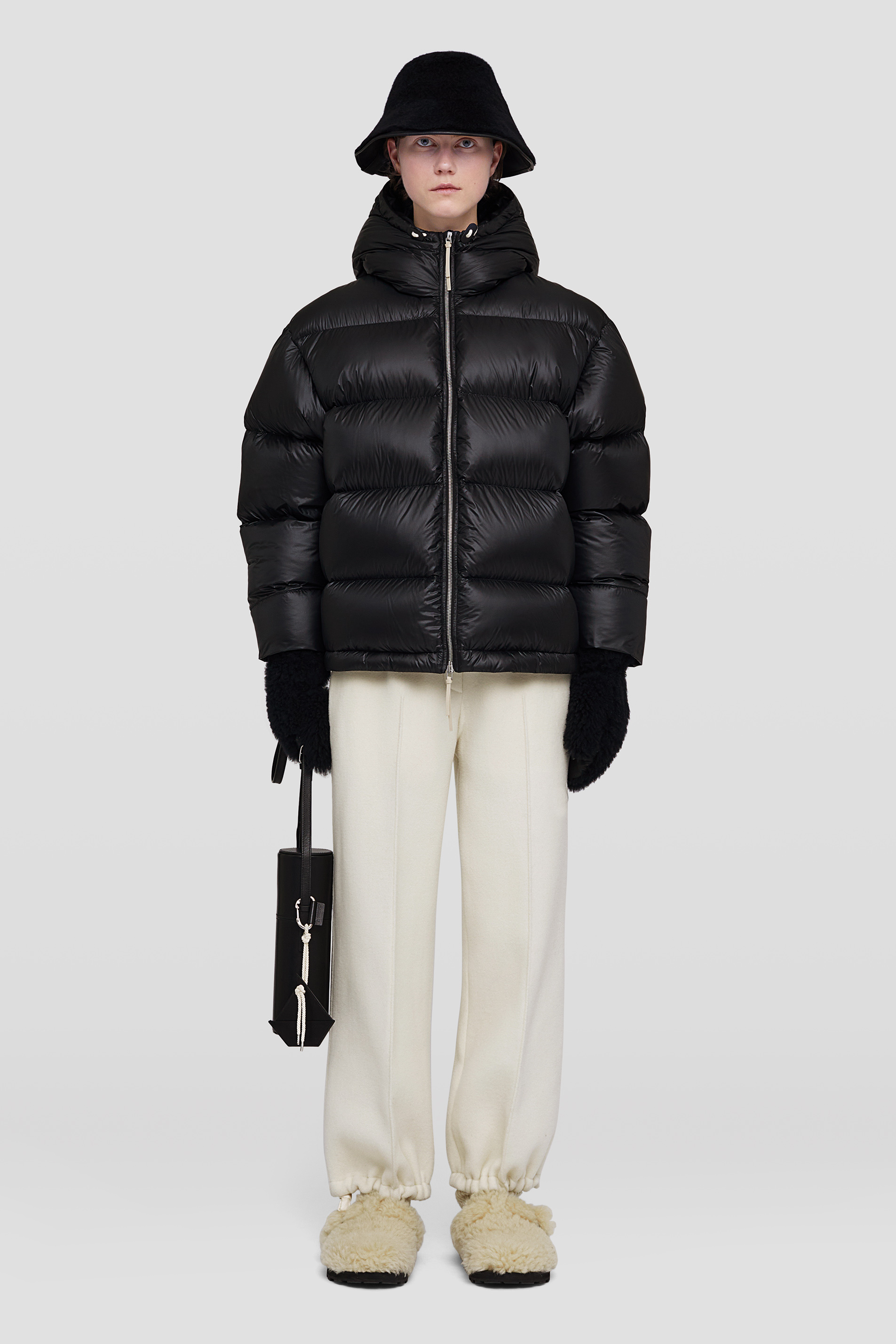Shop Jil Sander Down Jacket In Black