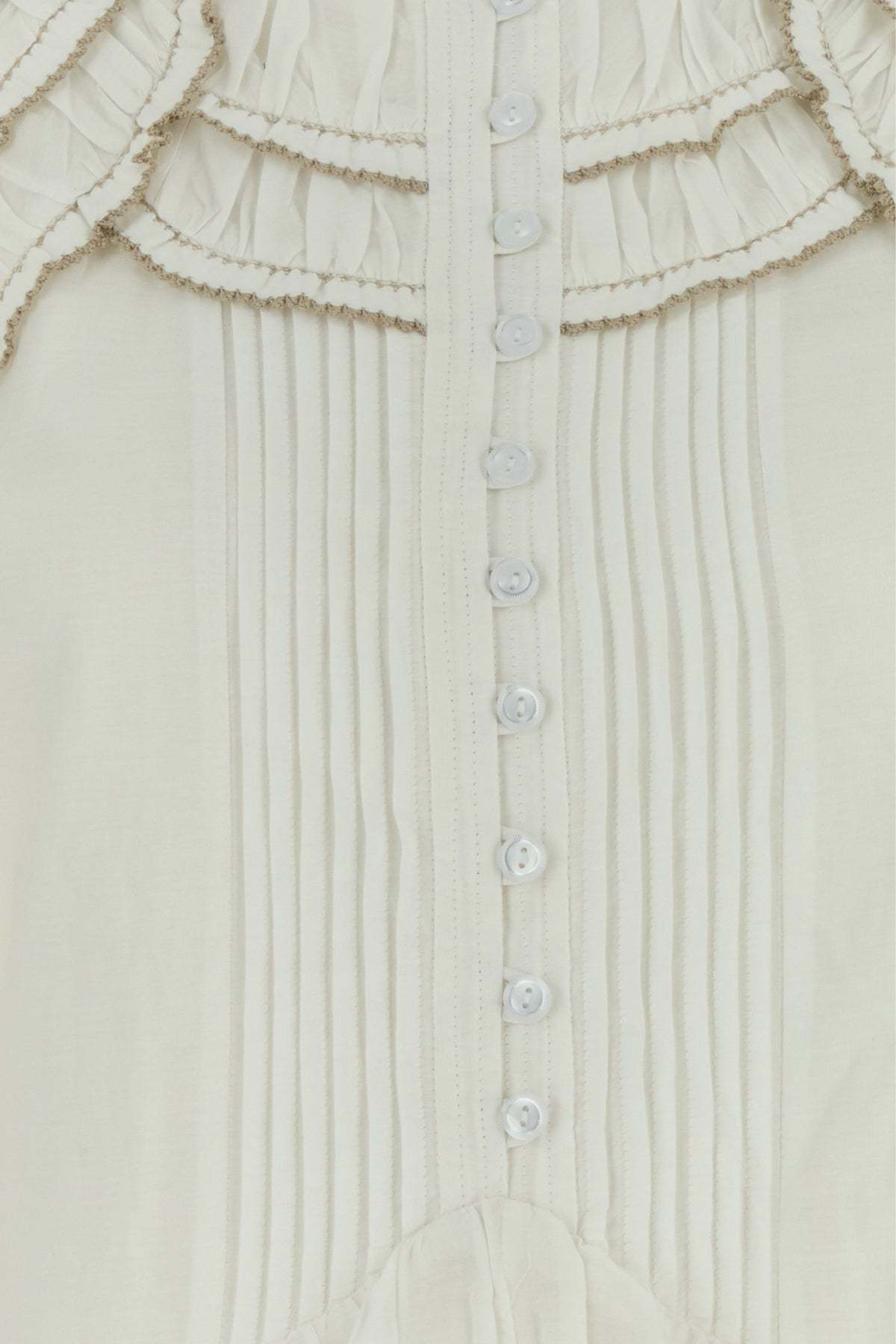 Isabel Marant Étoile Abito Celyana In Misto Cotone Bianco Donna In White