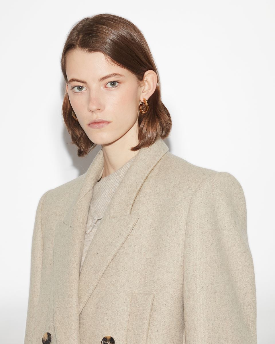 Isabel Marant Double-breasted Tailored Blazer In Nude
