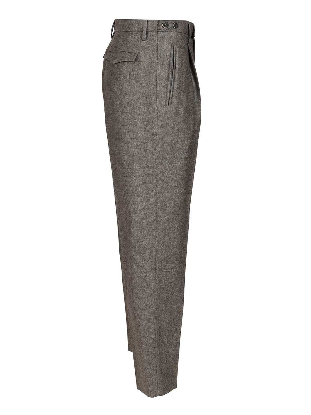 Barena Venezia Logo Casual Pants In Brown