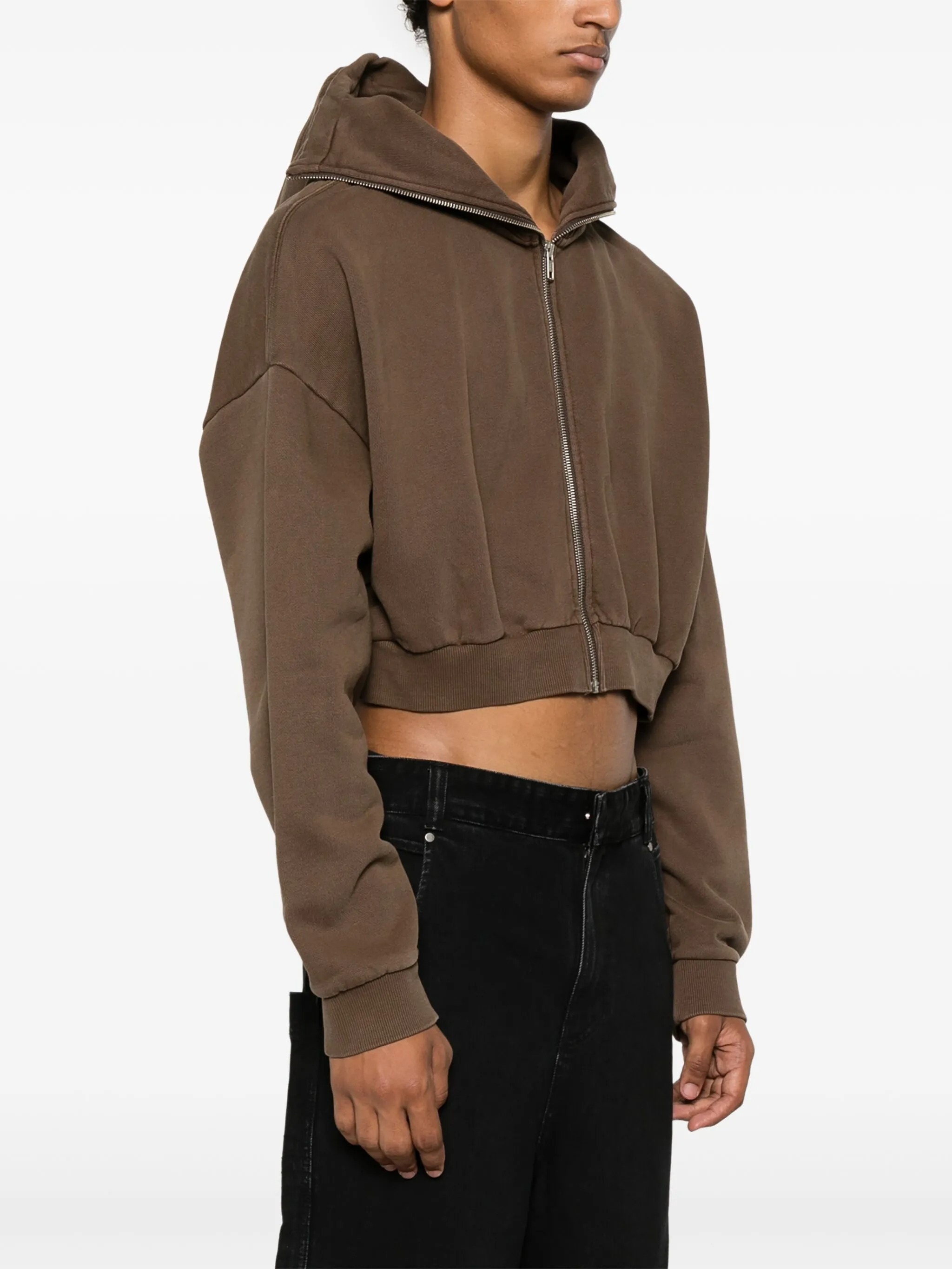 Shop Entire Studios Short Zip-up Sweatshirt