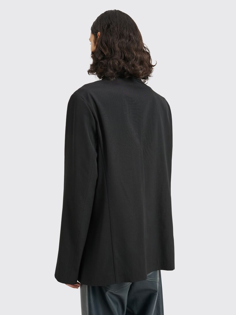 Acne Studios Logo Casual Jacket In Black