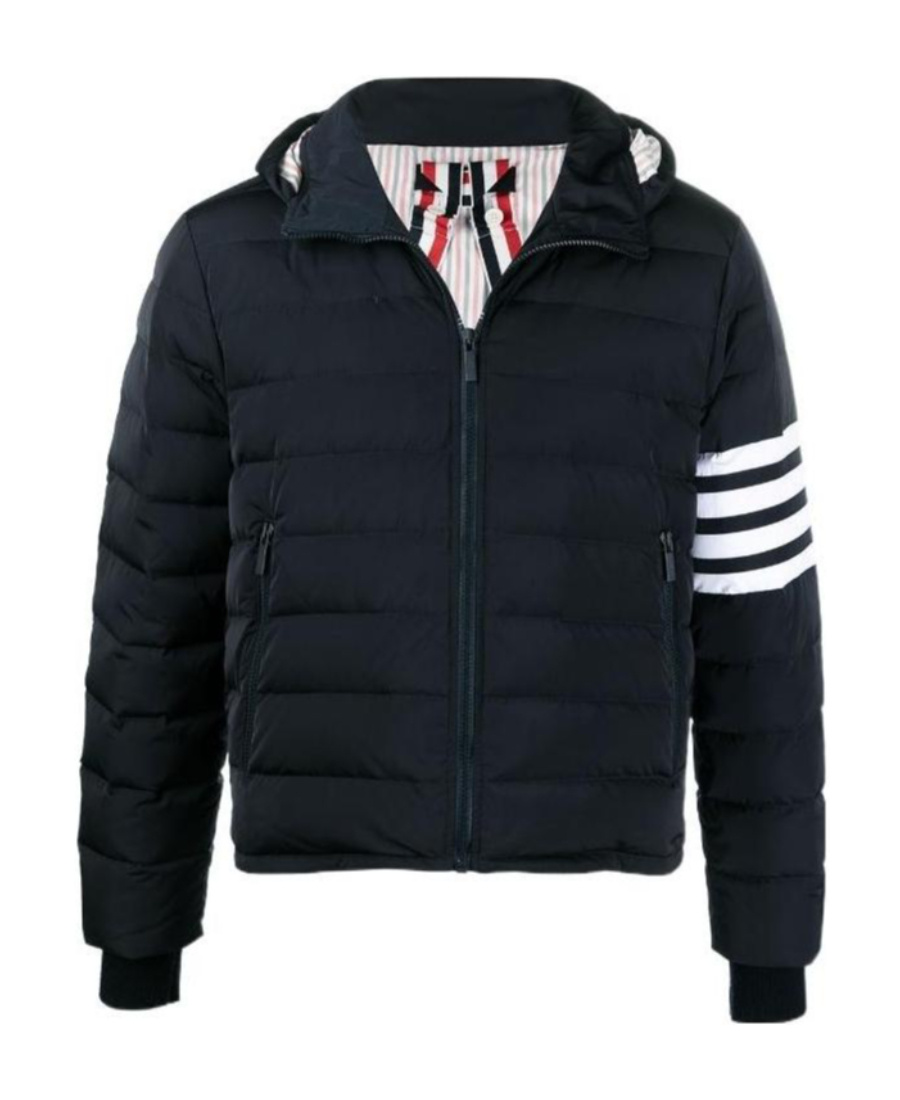 Thom Browne 4-bar Stripe Padded Jacket In Black