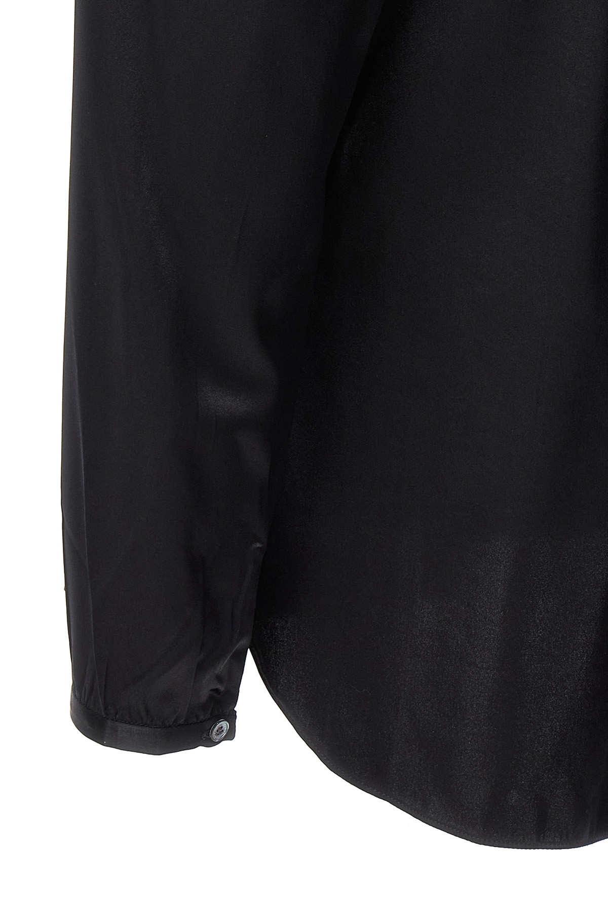 Isabel Marant 'joanea' Black Silk Blend Shirt In Black