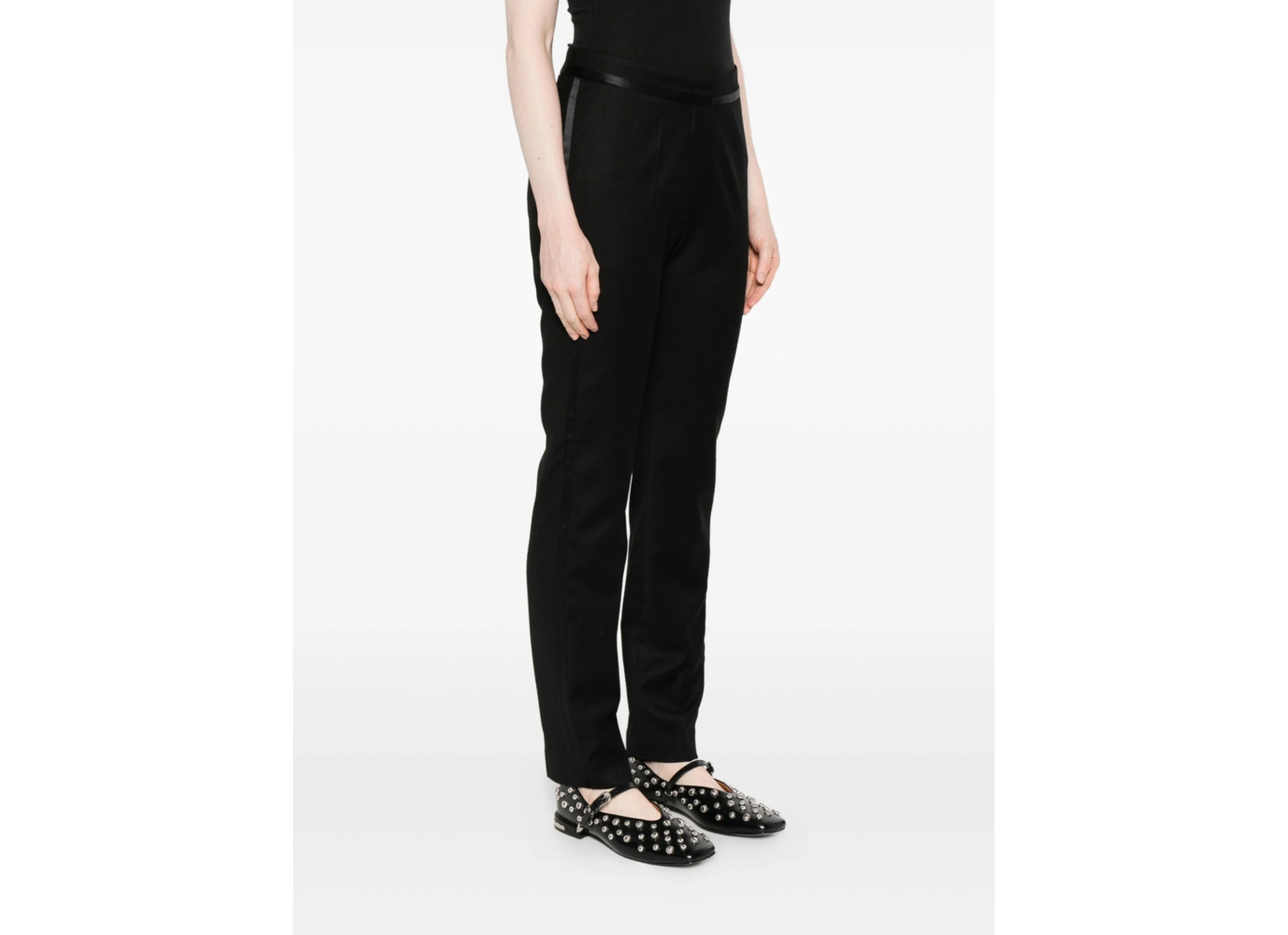 Barena Venezia Satin-trimmed Trousers In Black