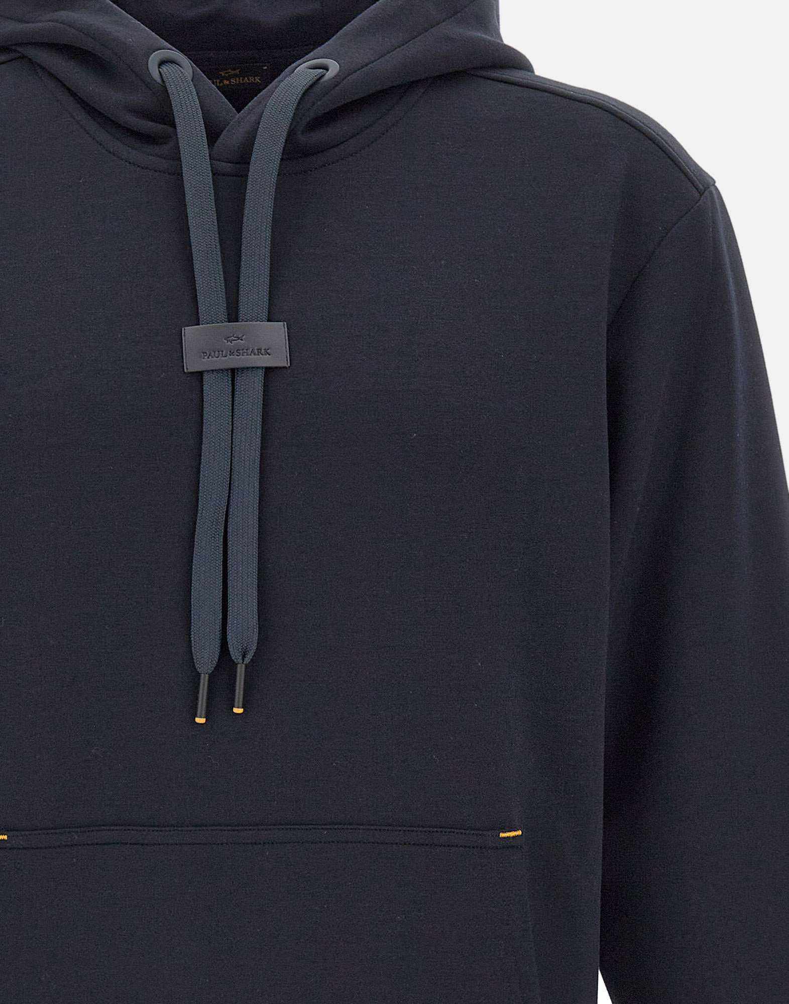 Paul & Shark Drawstring Hooded Sweatshirt In Blue