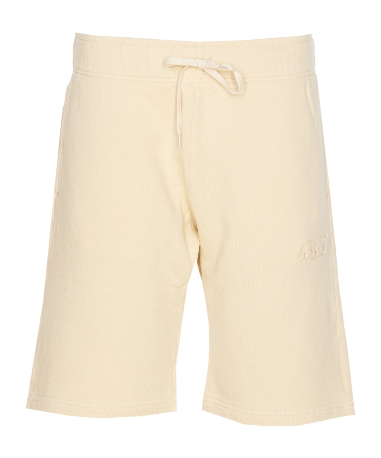 Autry Drawstring Waist Shorts Side Pockets In Nude