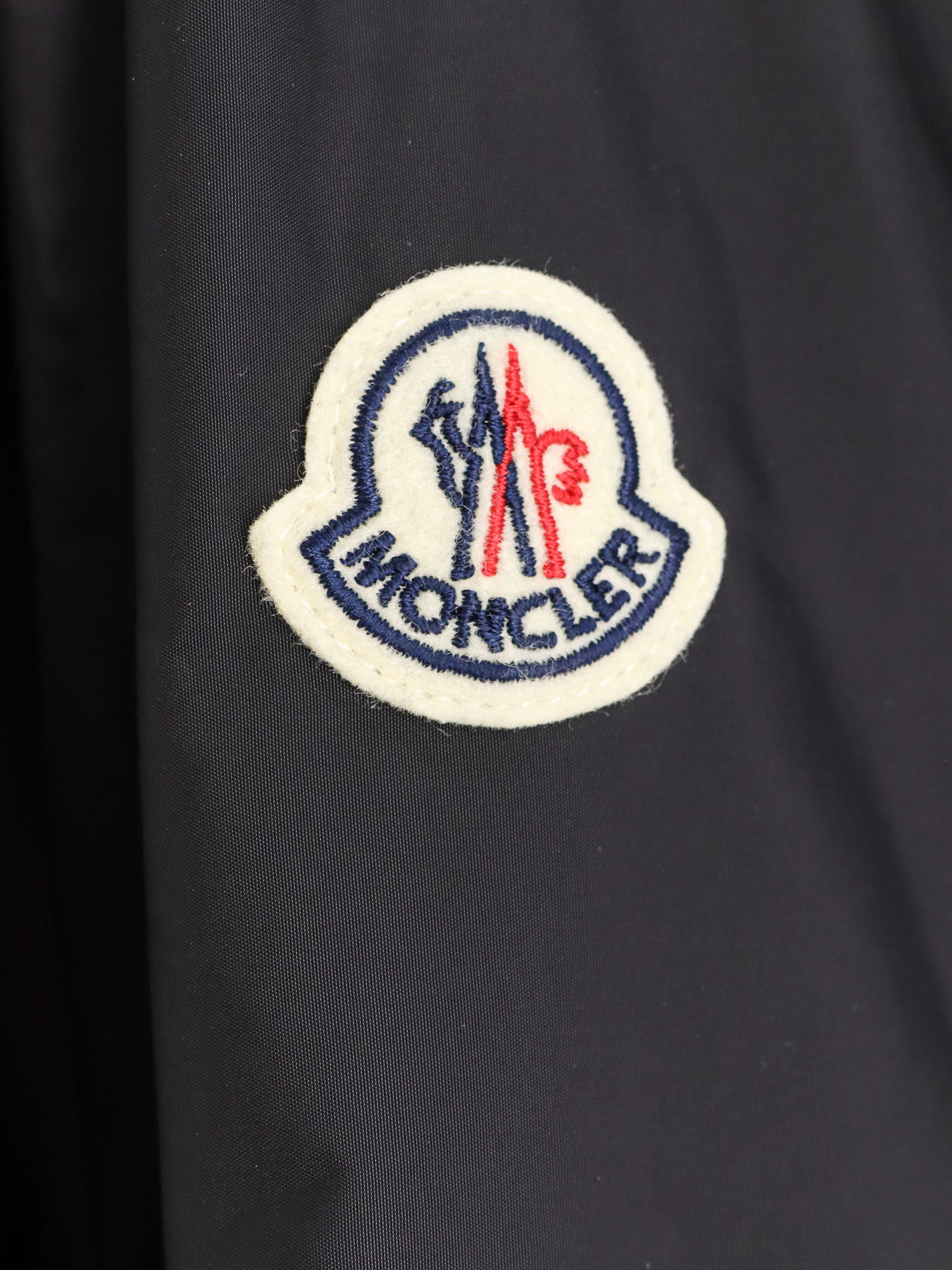 Moncler Mesh-panels Hooded Jacket In Black