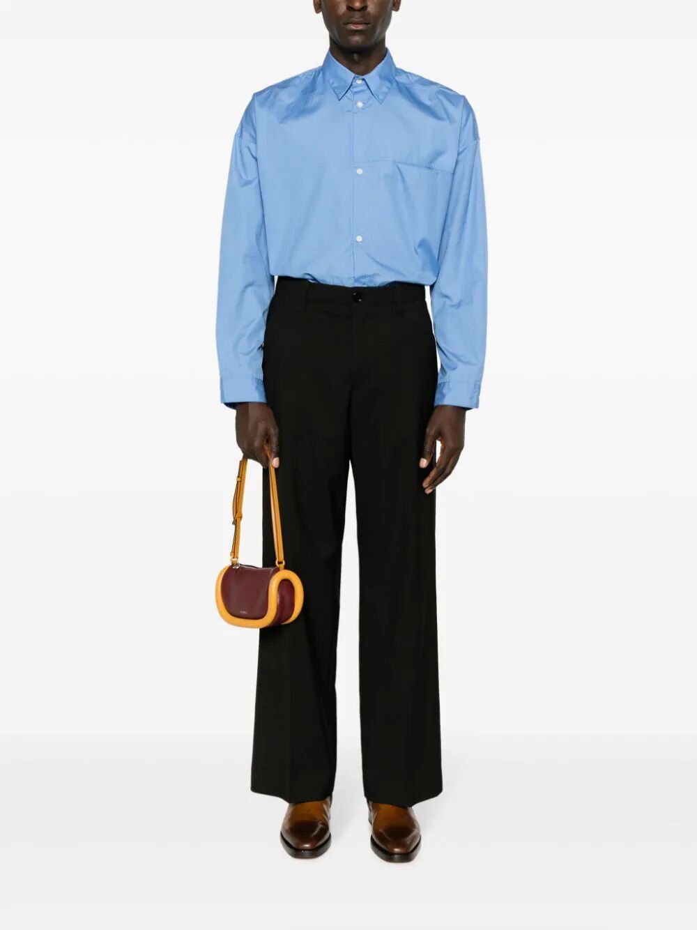Marni Men's Lightweight Wool Trousers For Ss24 In Black