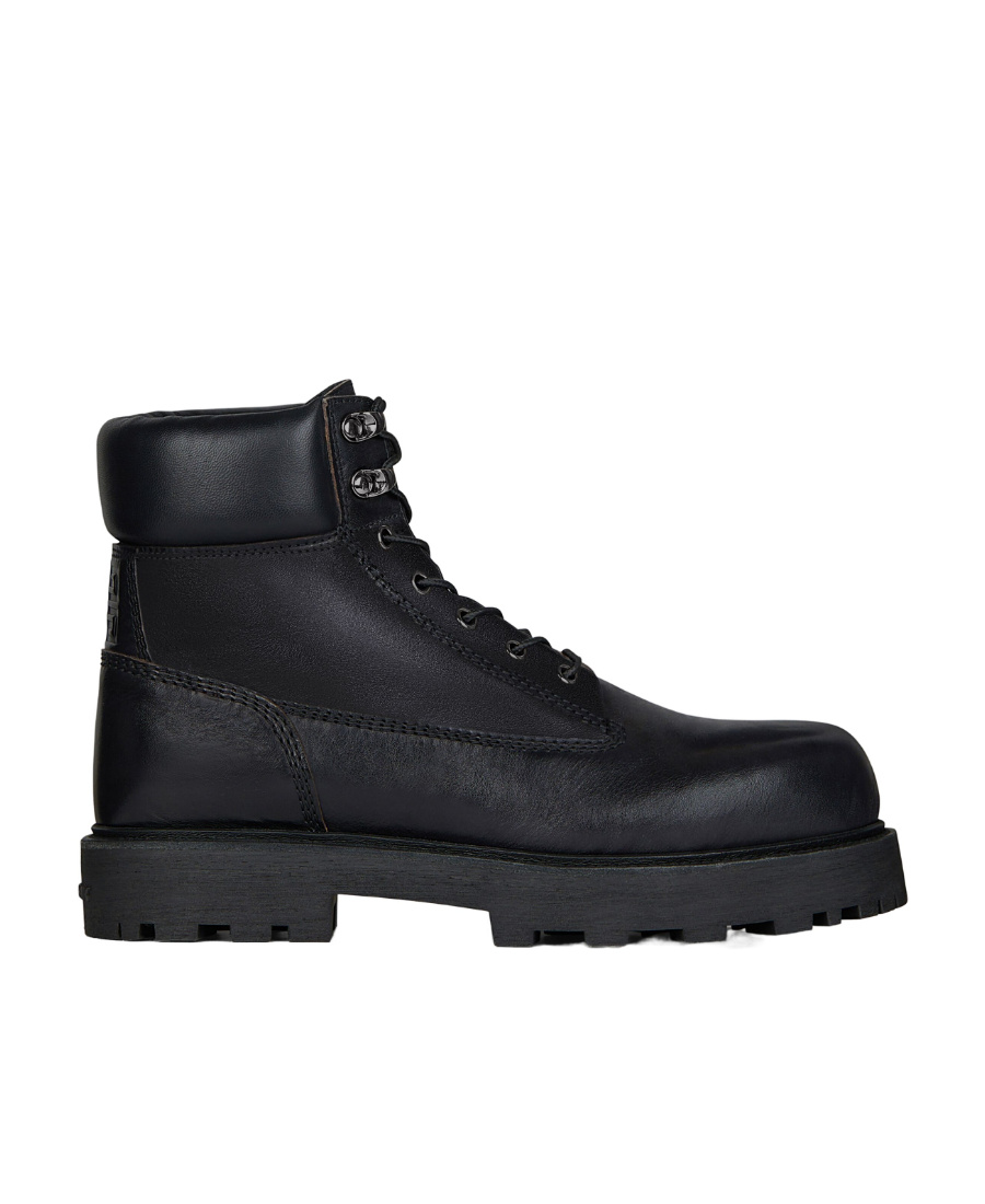 Givenchy Men's Storm Lace-up Boots In Black