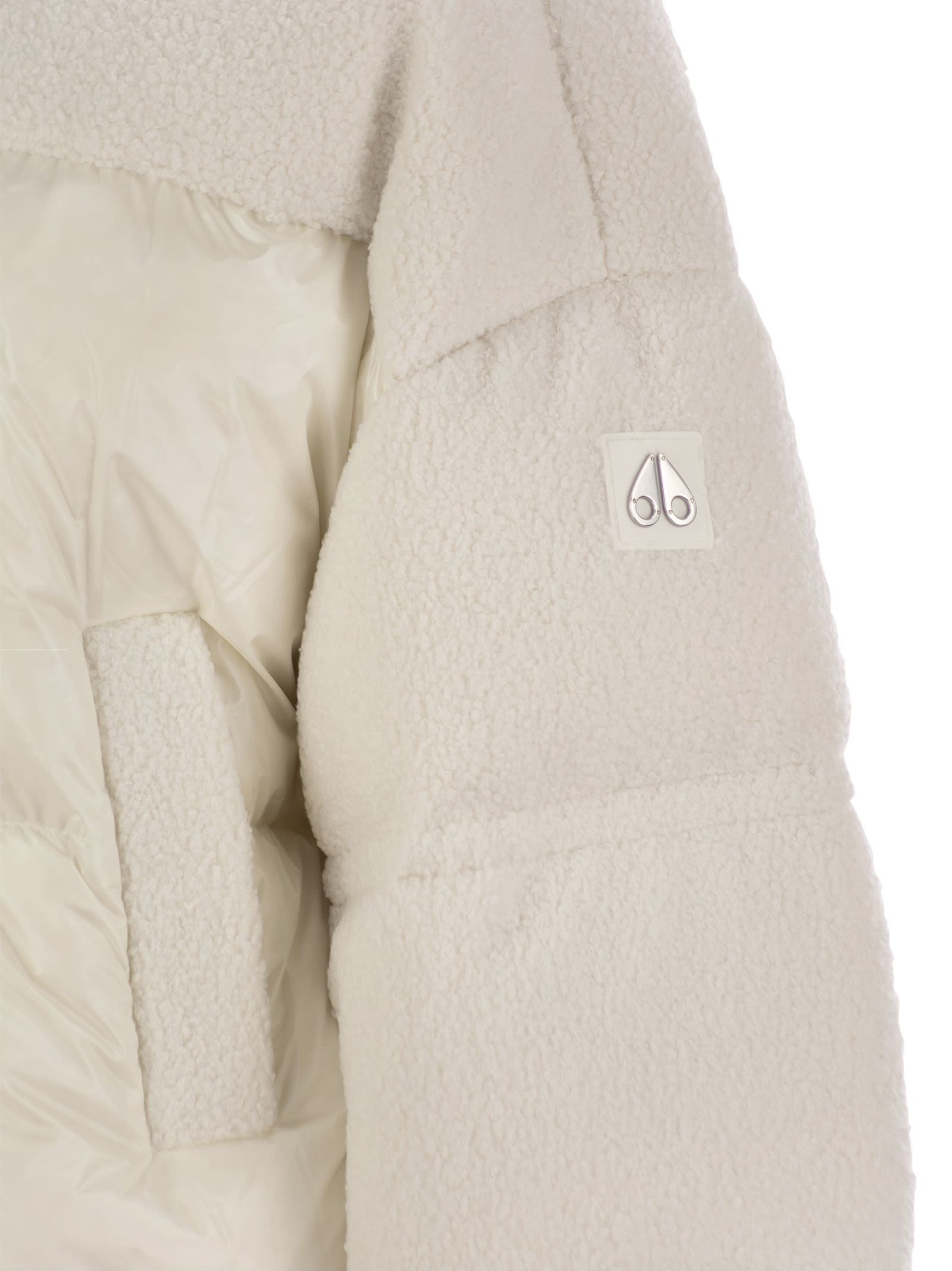 Moose Knuckles Women's Agate Puffer - Short Down Jacket In Nude