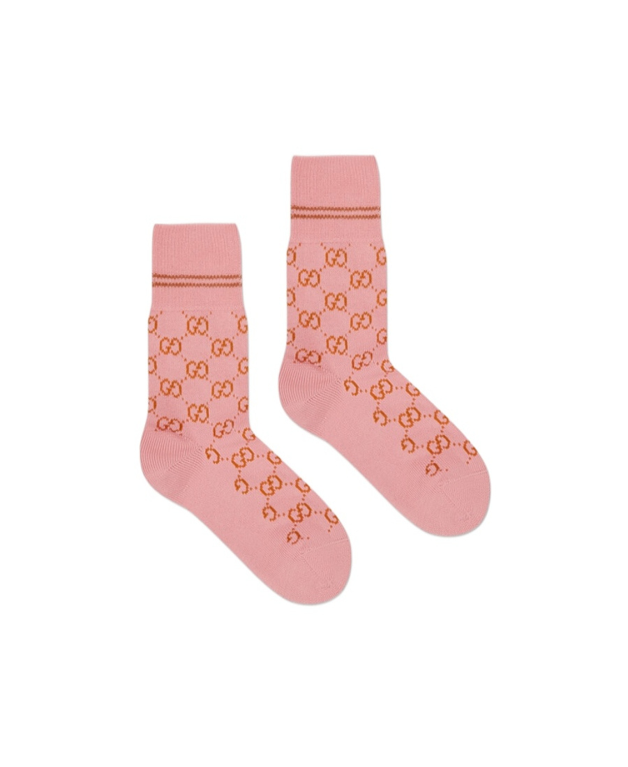 GUCCI GG SUPREME-PRINT ANKLE SOCKS