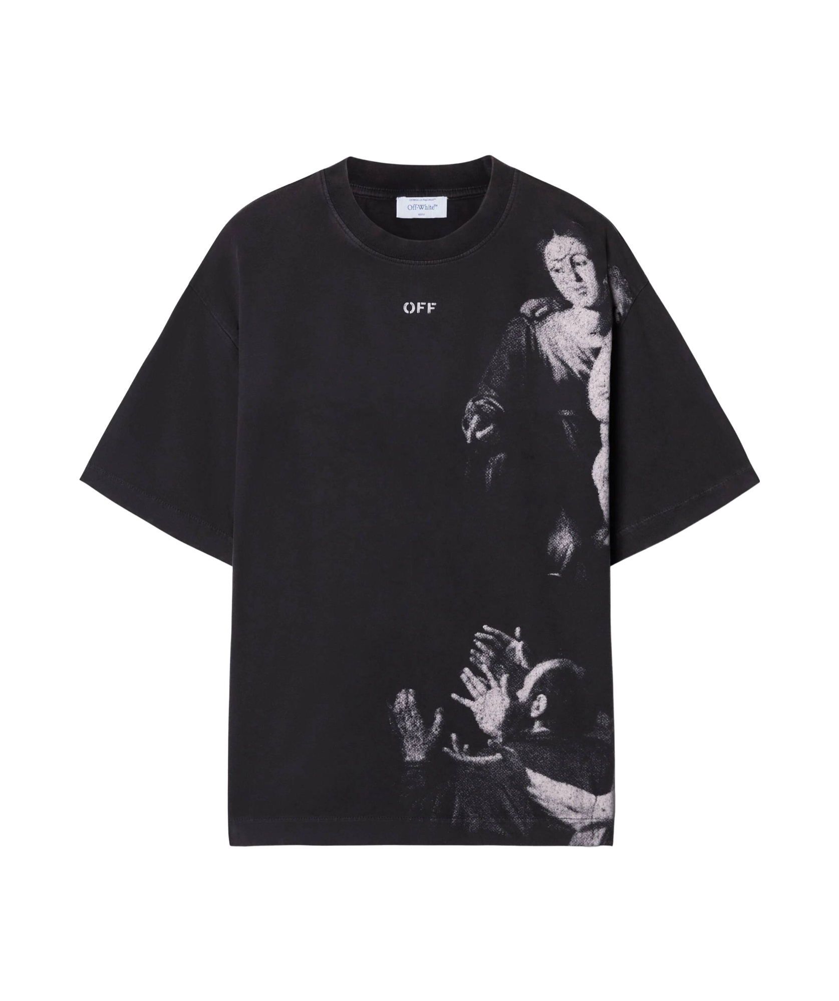 Shop Off-white Short-sleeved T-shirt In Black