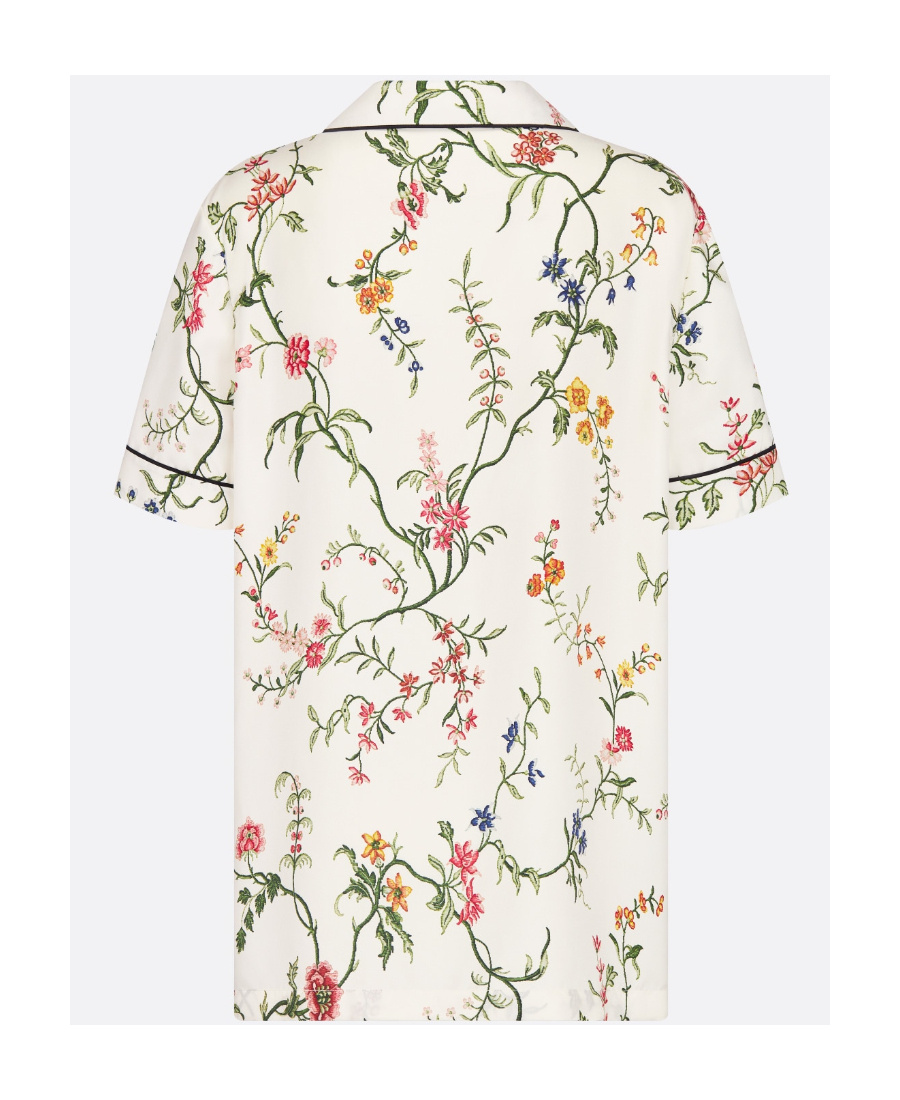 Dior A Short Sleeved Shirt In White