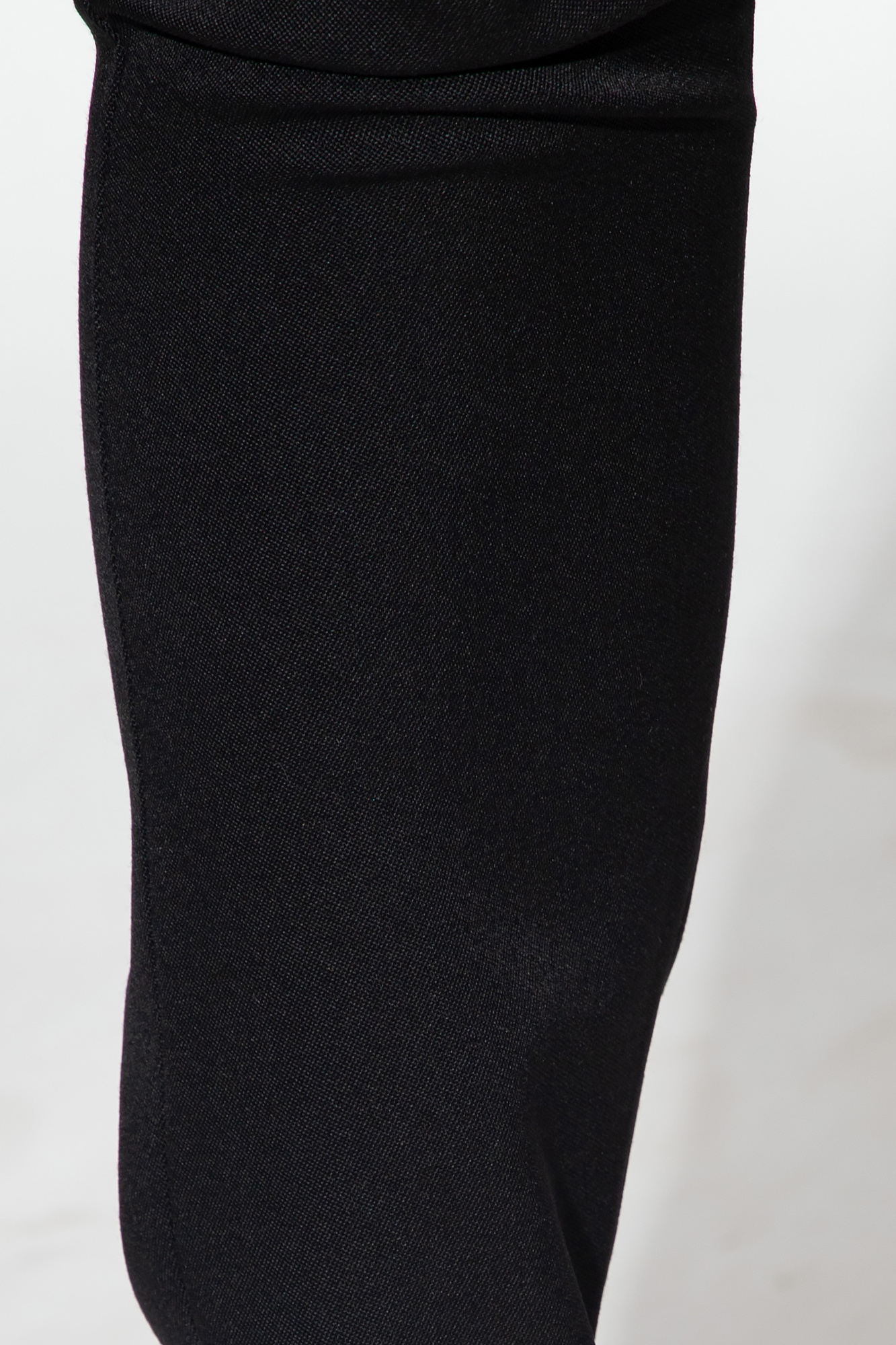 Balmain Button-detail Slim-fit Trousers In Black