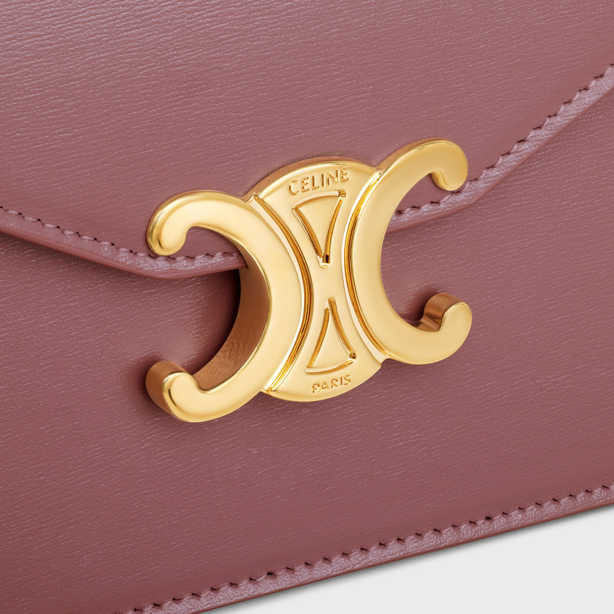 CELINE WALLET ON CHAIN MARGO IN SHINY CALFSKIN 