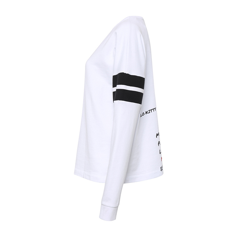 Pinko X Hello Kitty Long-sleeved T-shirt In White