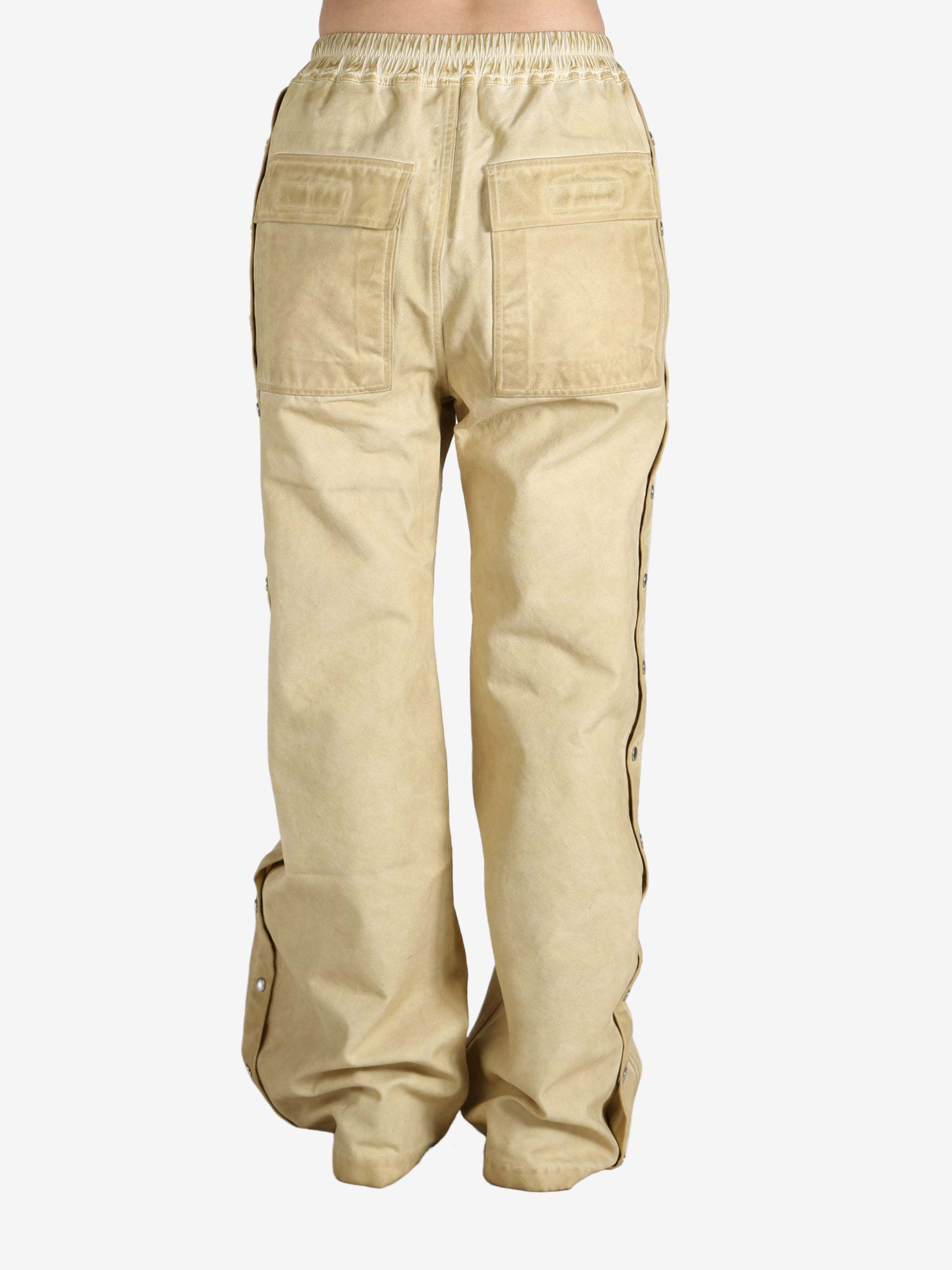 Rick Owens Drkshdw Drawstring Design Casual Pants In Nude