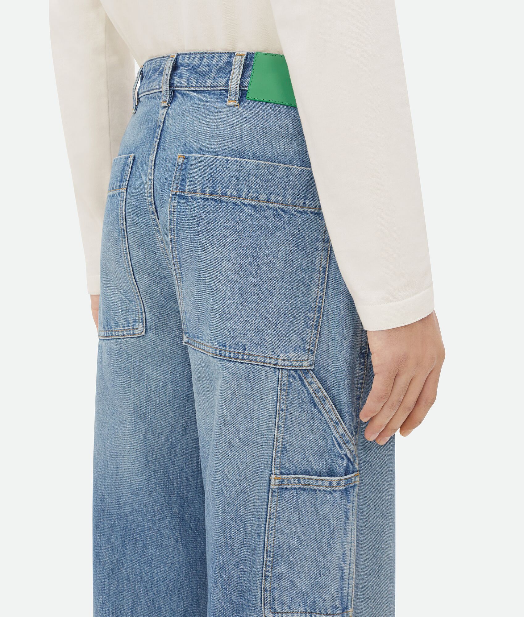Bottega Veneta Multi-pocket Jeans In Blue