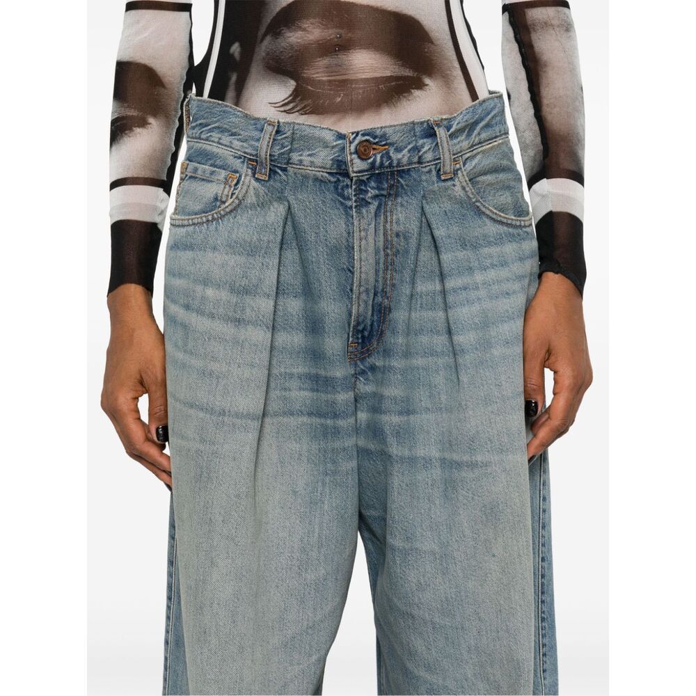 Haikure Candy High-rise Wide-leg Jeans In Gray