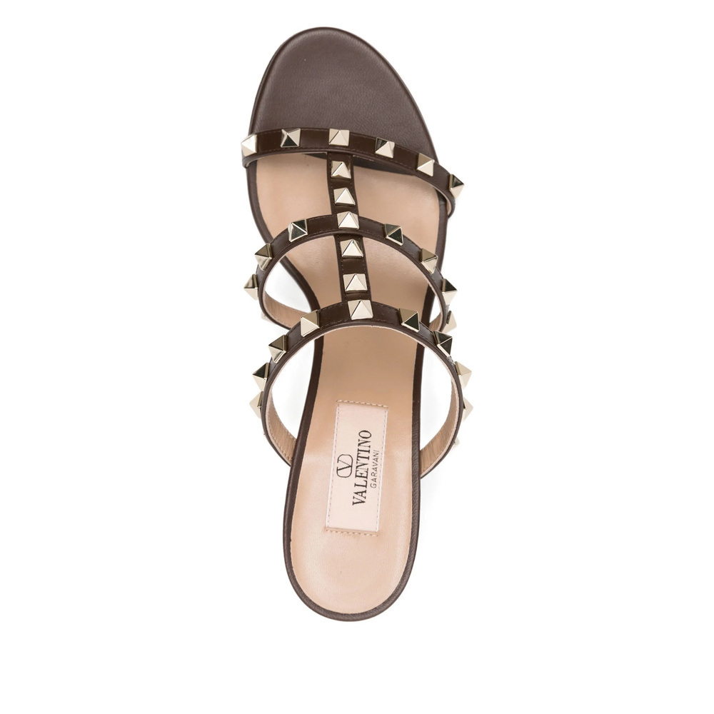 Valentino 60mm Rockstud-embellished Sandals In Multi